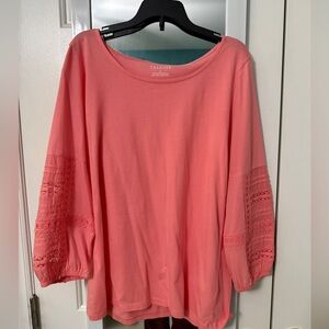 Peach Talbots Tunic